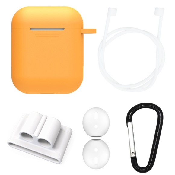Accessories - NEW 5 in 1 Apple Airpods Silicone Case Set